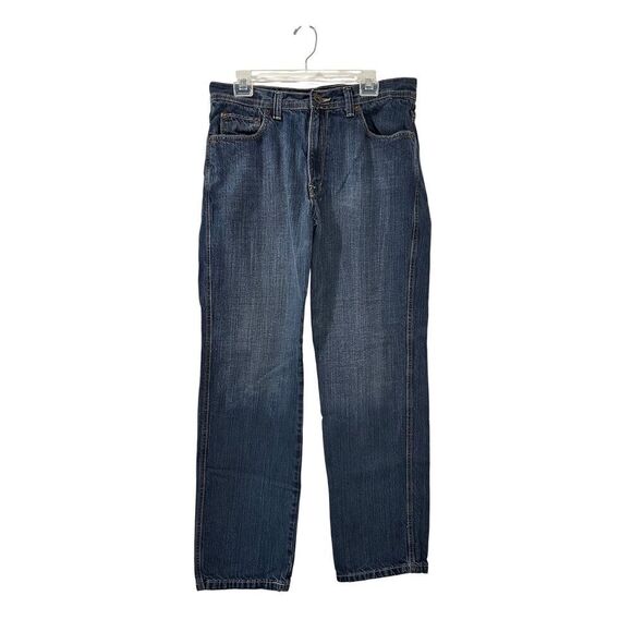 DKNY men’s relaxed fit medium wash jeans size 34”x32”.   #46-1911 - Picture 1 of 6